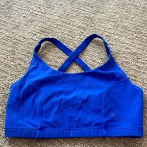 Royal blue workout bra